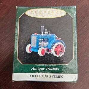 Hallmark Keepsake Antique Tractors MINIATURE Ornament 1999